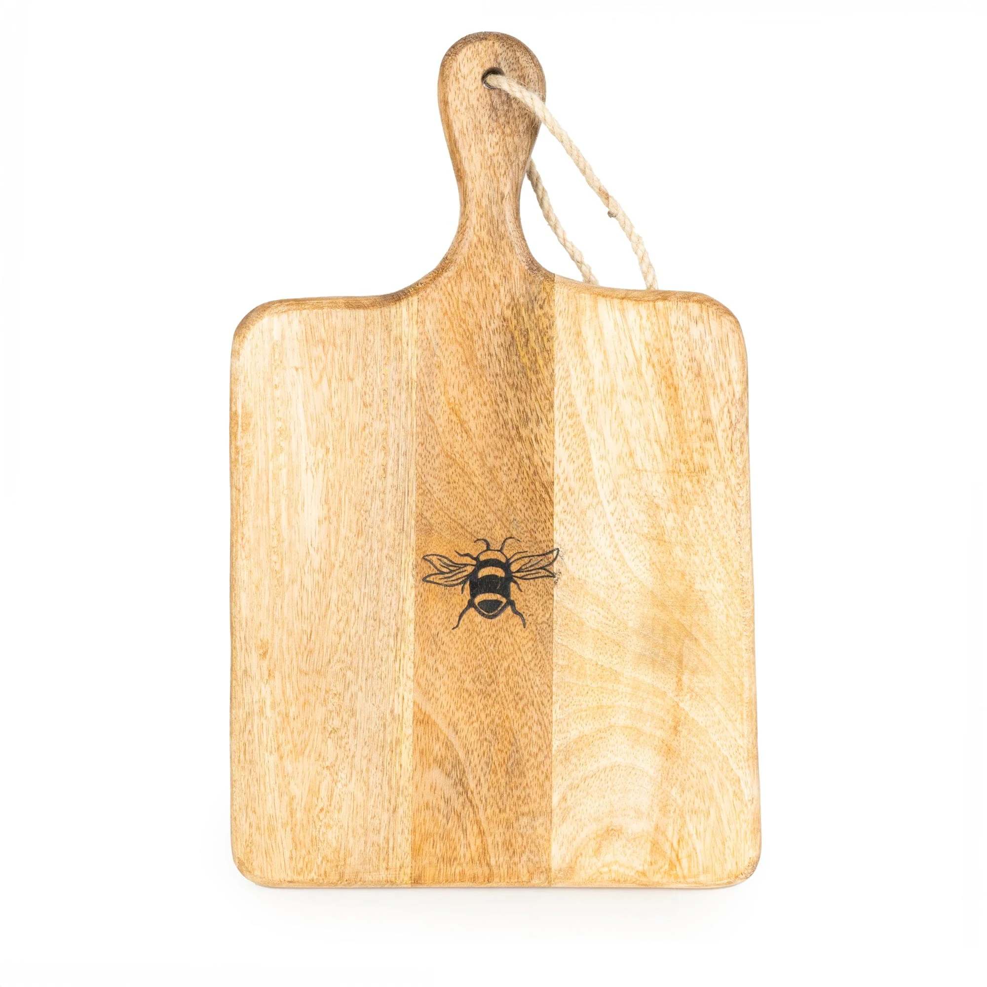 Wooden Paddle Serving Board - Bee