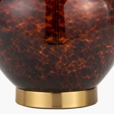 Pacific Lucien Tortoiseshell Glass Table Lamp