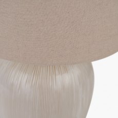 Pacific Greta Natural & Cream Textured Ceramic Table Lamp