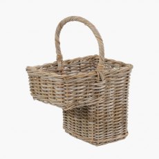 Pacific Tobs Grey Kubu Rattan Stair Basket Large