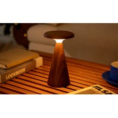 Gingko Sylva Table Lamp - Large Walnut