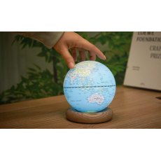 Gingko Atlas Globe Lamp - Mini Sky Blue