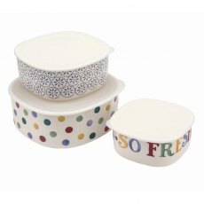 Emma Bridgewater Set Of 3 Melamine Storage Containers