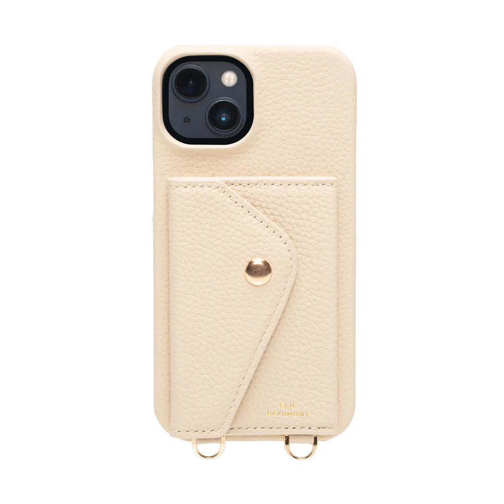 Elie Beaumont Leather iPhone Case - Stone