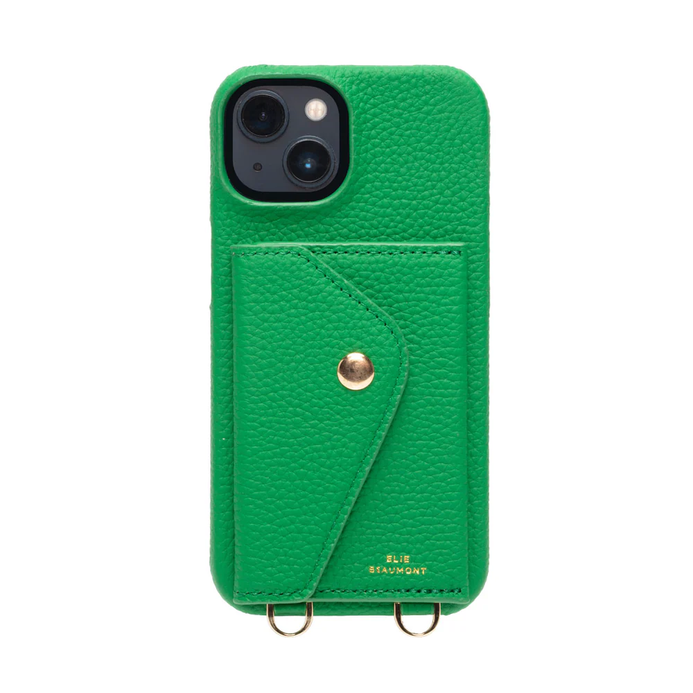 Elie Beaumont Leather iPhone Case - Jade