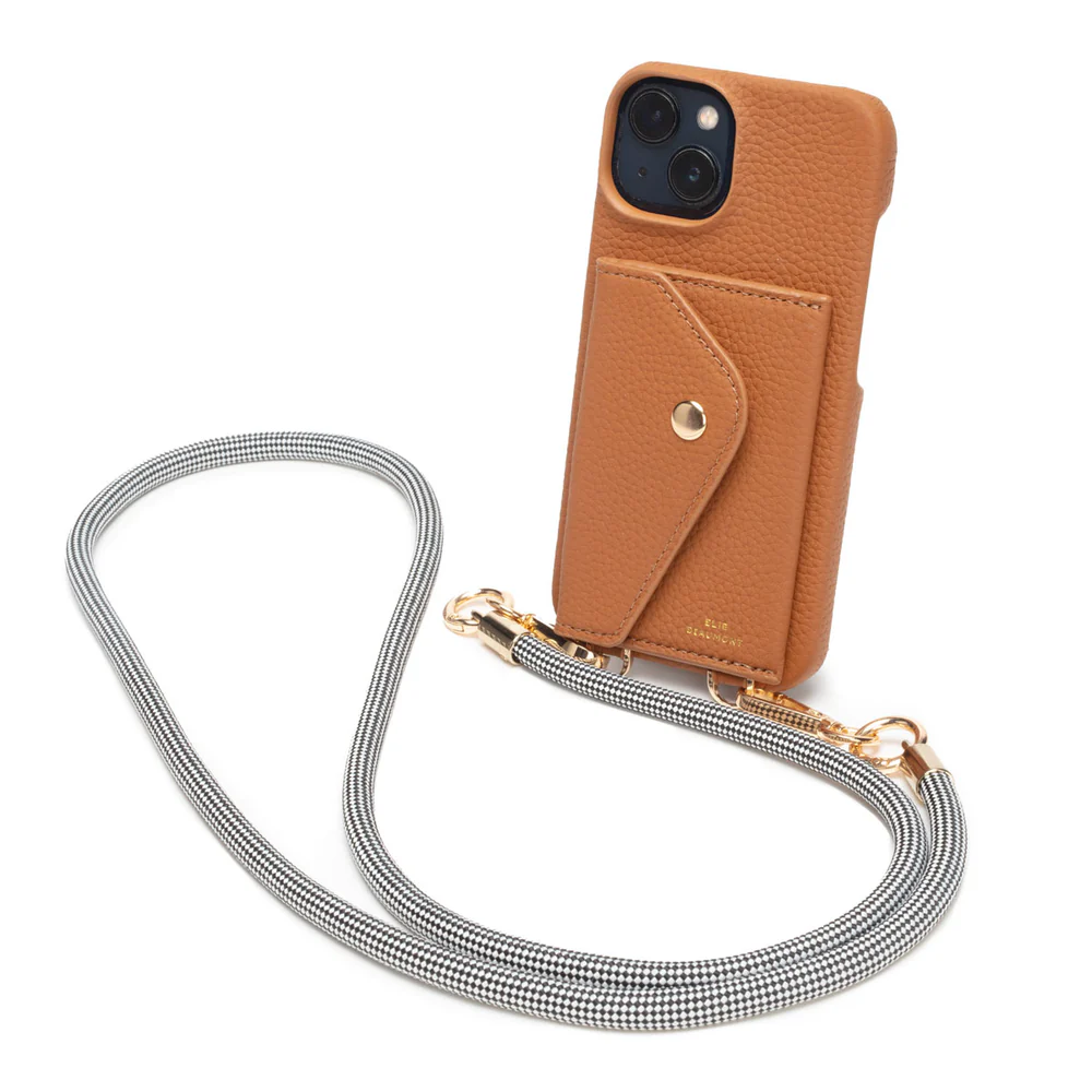 Elie Beaumont Leather iPhone Case - Tan