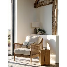 Rattan Armchair Oatmeal