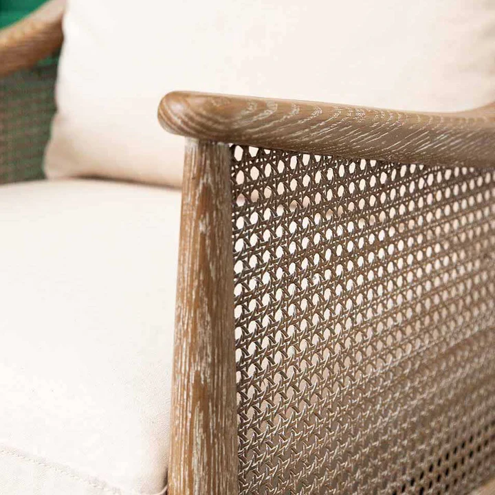 Rattan Armchair Oatmeal