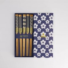 Tokyo Design Studio Chopsticks Giftset 5 Pack - Blue DJKZ