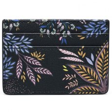 Sara Miller Credit Card Holder - Black Botanic