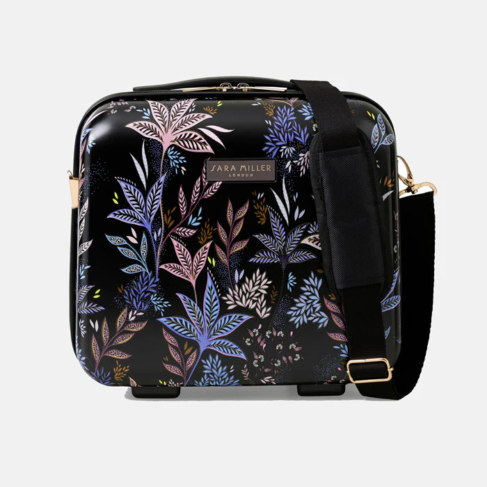 Sara Miller Vanity Case - Black Botanic