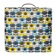 Kneeler Multi Flower Oval Print