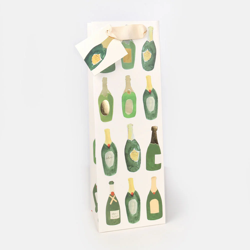 Caroline Gardner Painted Bottles Bottle Gift Bag
