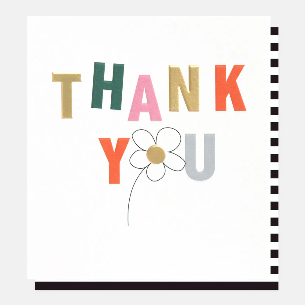Caroline Gardner Thank You Flower Card