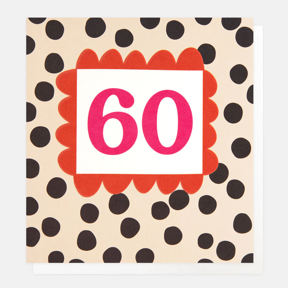 Caroline Gardner 60th Birthday Card