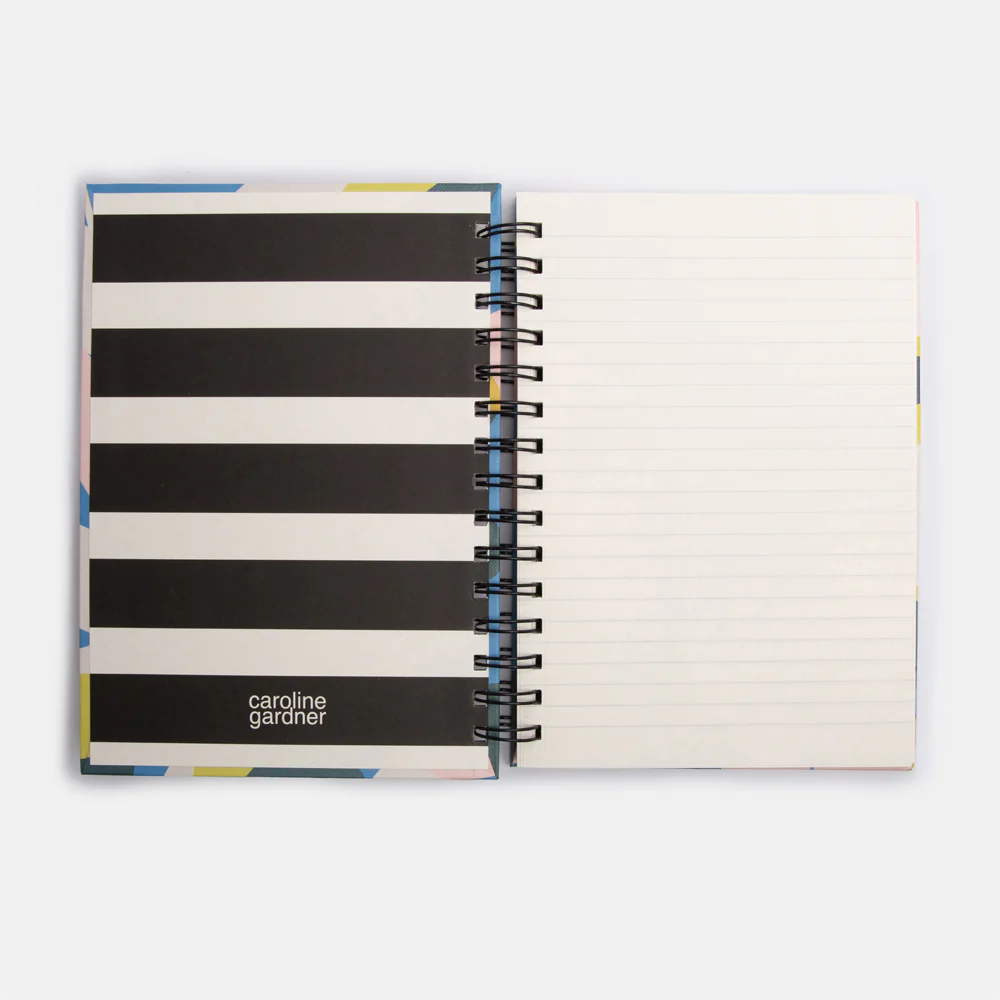 Caroline Gardner Confetti Hearts A5 Spiral Notebook