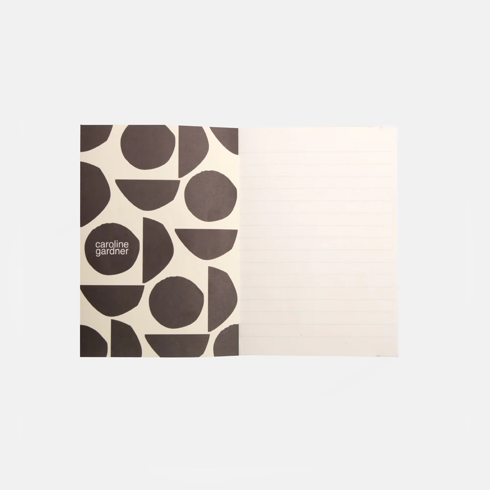 Caroline Gardner Offset Stripe Small Chunky Notebook