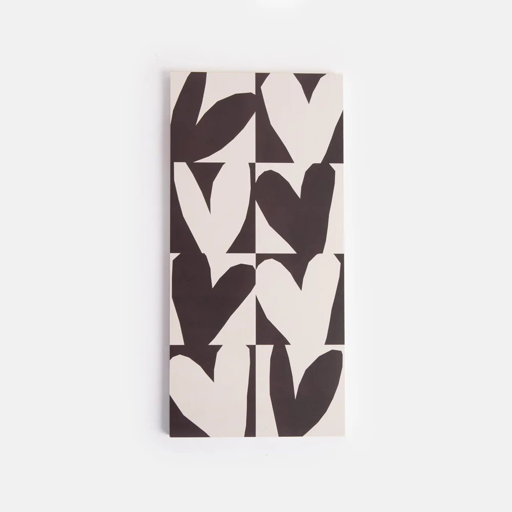 Caroline Gardner Pink Checkmate Heart List Pad