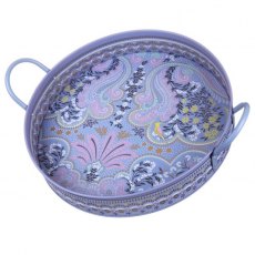 Sara Miller Filigree Large Handled Tray