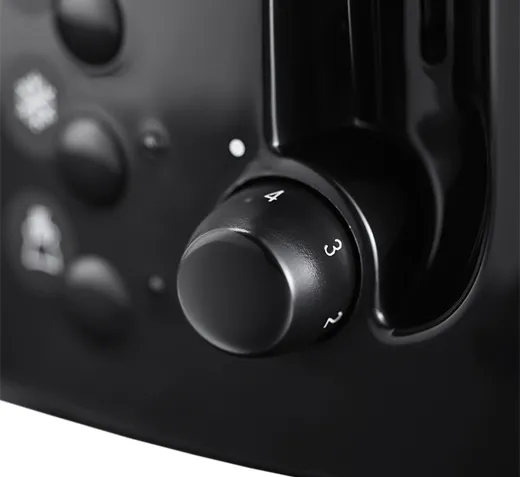 Russell Hobbs Textures 2 Slice Toaster - Black