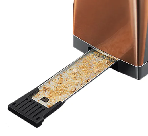 Russell Hobbs Luna Toaster 2 Slice Long Slot - Copper