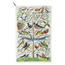 Garden Birds Tea Towel