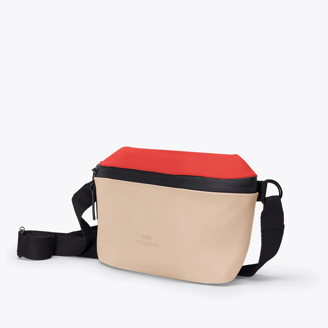Ucon Acrobatics Lotus Jona Medium Bag - Red / Light Almond