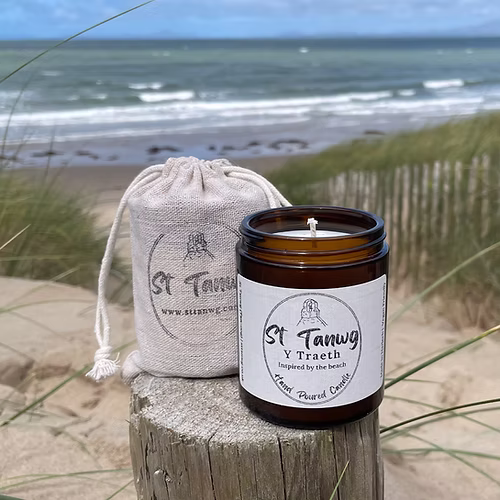 St Tanwg Candle - Y Traeth