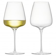 Anton Studio Designs Juno White Wine Glasses Set of 2