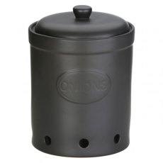 BIA Onion Storage Jar - Matte Black