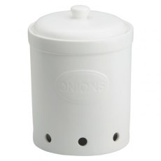BIA Onion Storage Jar - Matte White