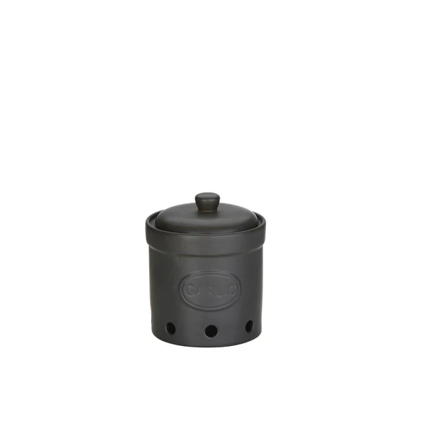 BIA Garlic Storage Jar - Matte Black