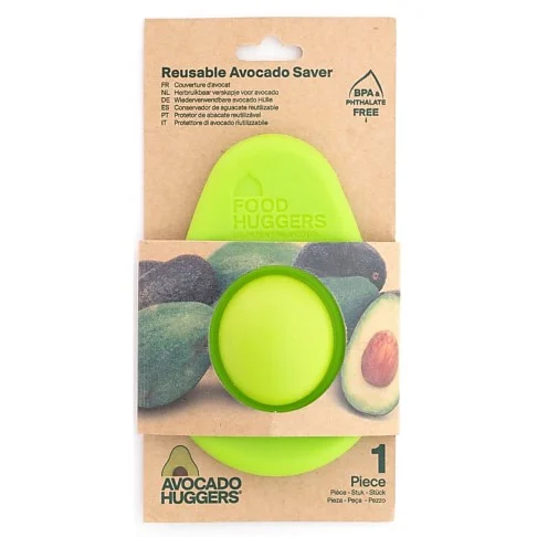 Food Huggers Single Reusable Avocado Hugger - Fresh Green