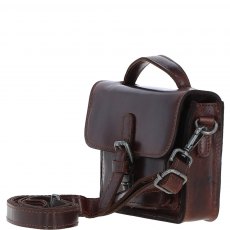 Ashwood Leather Mini Crossbody Satchel Bag - Brandy P-61 Ashwood Leather Mini Crossbody Satchel Bag - Brandy P-61