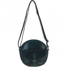 Ashwood Leather Round Crossbody Bag - Green P-66