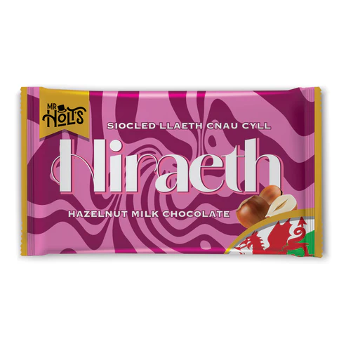 Mr Holt's Hiraeth Hazelnut Milk Chocolate Bar