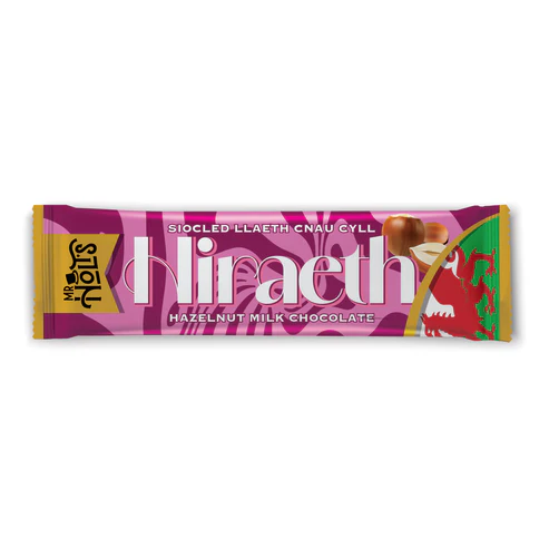 Mr Holt's Hiraeth Hazelnut Milk Chocolate Bar