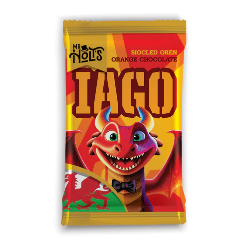 Mr Holt's Iago Orange Milk Chocolate Bar 20g