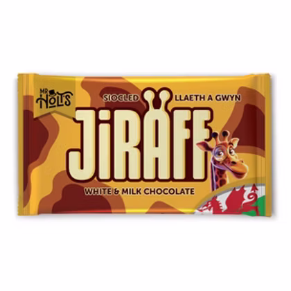 Mr Holt's Jiraff Milk & White Chocolate Bar 90g