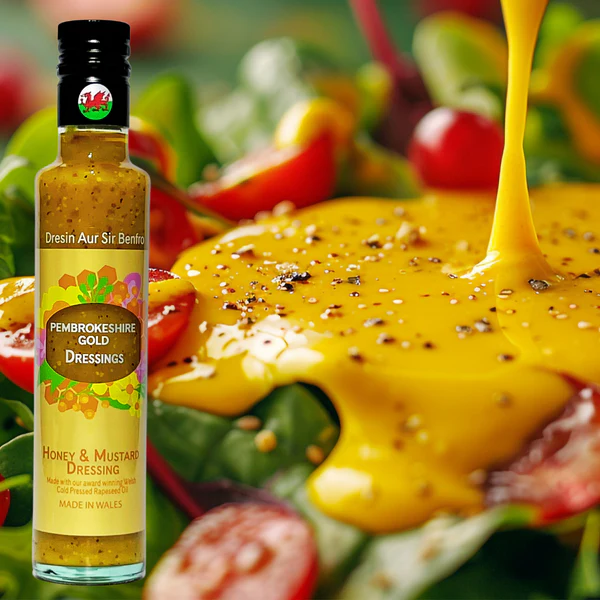 Pembrokeshire Gold Honey & Mustard Dressing 250ml