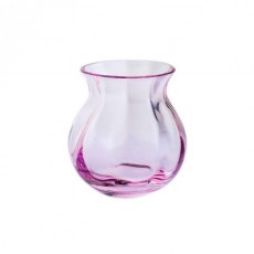 Dartington Crystal Artisan Collection Round Vase - Pink