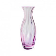 Dartington Crystal Artisan Collection Slim Vase - Pink