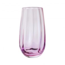 Dartington Crystal Artisan Collection Dewdrop Vase - Pink