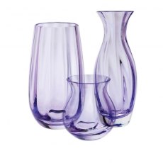 Dartington Crystal Artisan Collection Dewdrop Vase - Violet