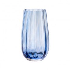 Dartington Crystal Artisan Collection Dewdrop Vase - Iron Blue