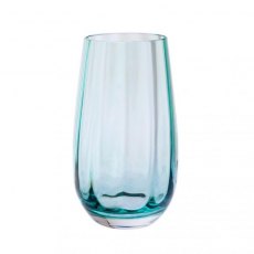 Dartington Crystal Artisan Collection Dewdrop Vase - Teal