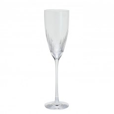 Dartington Crystal Flux Cut Crystal Flute Set of 2