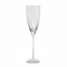 Dartington Crystal Swish Cut Crystal Flute Set of 2