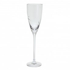 Dartington Crystal Helix Cut Crystal Flute Set of 2
