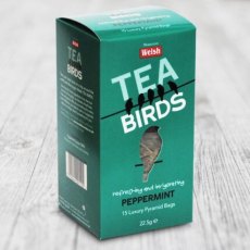 Welsh Brew Tea Birds Peppermint - 15 Luxury Pyramid Teabags